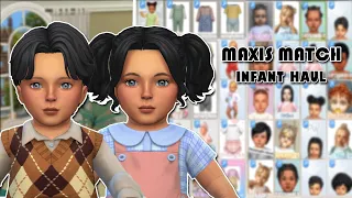 INFANT CC FIND | Sims 4 Costom Content Haul (Maxis Match) | The Sims 4