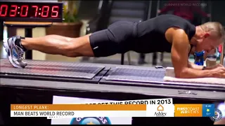 62-year-old holds plank for more than 8 hours, sets new Guinness World Record - Brooks Baptiste