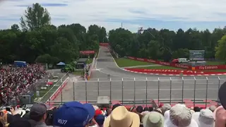 F1 2018 Montreal  Hartley Stroll crash from the stands