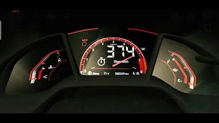 Honda civic typeR speed meter