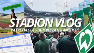 BREMEN Stadion Vlog MIT PYROSHOW 😱🔥 I WEEKLY VLOG 2 I Leon