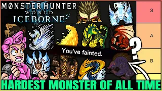 TRUE World & Iceborne Monster Difficulty Tier List - Best Hardest Monsters Ranking - Monster Hunter!