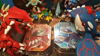 Kyogre VS. Groudon Tin Battle and Review!!!