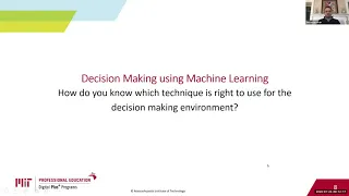 MIT Professional Education | Machine Learning: From Data to Decisions (Online) Program Webinar