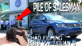 Reviewing the 2018 VW Tiguan 2.0T S | Base Model Walkaround Tour - Plus Rear Leg Room Test