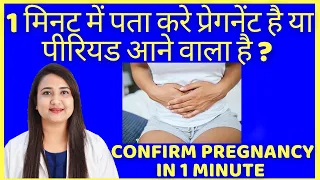 सिर्फ 1 मिनट में पता करे प्रेगनेंट है या नहीं | HOW TO CONFIRM PREGNANCY