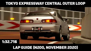 Gran Turismo Sport - Daily Race Lap Guide - Tokyo Expressway Central Outer Loop - Honda Integra N200