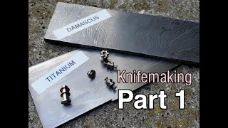 Creating a Custom Folding Knife - Knifemaking PART 1 - #knifemaking #handmade