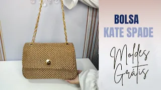 INSPIRAÇÃO BOLSA KATE - moldes grátis em 2 tamanhos