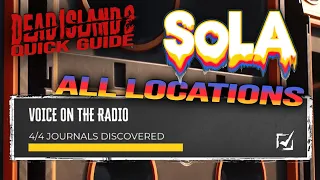 [Quick Guide] Dead Island 2 - VOICE ON THE RADIO - ALL Journals! - ALL Locations!