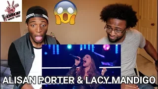 The Voice 2016 Battle - Alisan Porter vs. Lacy Mandigo: "California Dreamin'"  (REACTION)