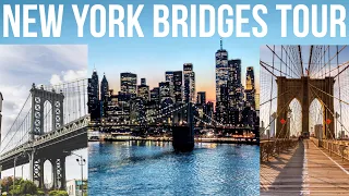 New York Bridge Tour | Manhattan Brooklyn & Williamsburg Bridge | Running Virtual Vlog | Summi Snaps