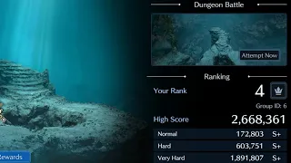 [Final Fantasy 7: Ever Crisis] - [F2P] Dungeon Ranking ~ Mythril Mine (2.6M score)