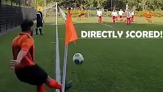 Corner Scored Directly, Long Shots And More! - Amateur Football Goals