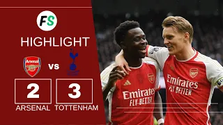 Tottenham Hotspur vs Arsenal (2-3) | Saka, Havertz | Derby day delight | HIGHLIGHTS | Fcx soccer