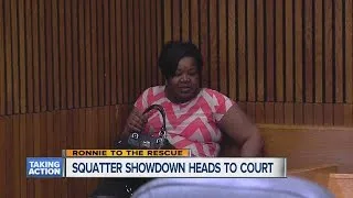 Squatter showdown heads to court