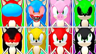 ROBLOX *NEW* FIND THE SONIC MORPHS! (ALL NEW SONICS UNLOCKED!)