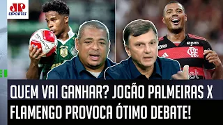 "Eu NÃO ACREDITO NISSO! Pra mim, esse Palmeiras x Flamengo vai..." OLHA esse DEBATE antes do JOGÃO!