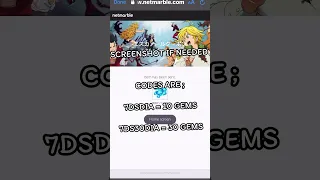 CLAIM 40 FREE GEMS RIGHT NOW | Seven Deadly Sins Grand Cross