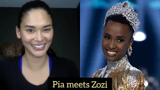 [ENG SUB] Pia Wurtzbach meets Zozibini Tunzi and gives us a teaser about her new book