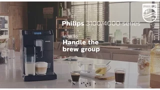 How to insert and remove the brew group of the Philips espresso machines.