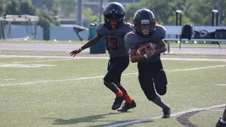 #11Cassius tyler 60 yard touchdown run big powell panthers 9u