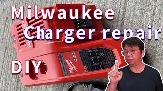 How to repair Milwaukee tool battery charger by yourself step by step  pirate-king studio