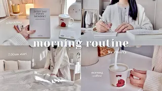 7:30am fall Morning Routine｜getting up early , staying warm and comfortable ⛄️🍂
