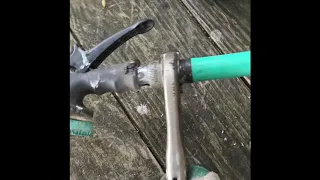 How to remove a stuck hose nozzle