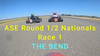 Australian Superkart Events Round 1/2 Nationals - Race 1 THE BEND 2024