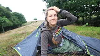 Solo Wild Camp ~UK~ Wild Swimming, Tolkien's Wood, Mushroom & Bilberries Foraging