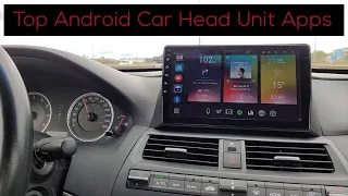 Top Android auto head unit apps which cost little to none.