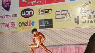 Samrat dhale Indian bodybuilder "best poser"