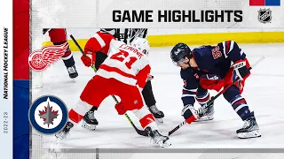Red Wings @ Jets 3/31 | NHL Highlights 2023