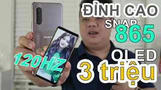 Đánh giá Sony Xperia 5 ii: 3 triệu SNAP 865, OLED 120HZ, camera đỉnh cao, MÀN VÔ KHUYẾT...