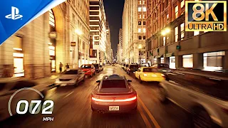 PS5 - Unreal Engine 5 Next-Gen 2022 Graphics - Free Roam Driving The Matrix: Awakens Gameplay!