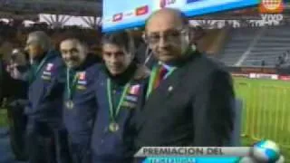 COPA AMERICA 2011 PERU vs VENEZUELA 23 DE JULIO 2011 PREMIACION PERU X EL TERCER PUESTO