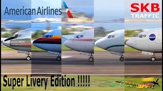 Super Livery Edition !!! American Airlines 737-800 departures @ St. Kitts Airport