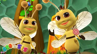 Bee song for kids. Nursery Rhymes in Russian for babies.