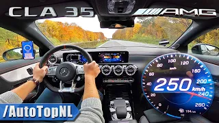 Mercedes-AMG CLA 35 | TOP SPEED on AUTOBAHN [NO SPEED LIMIT] by AutoTopNL