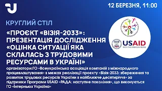 «Проєкт «Візія-2033»: презентація дослідження