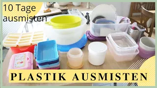 💥 PLASTIK 💥 Ausmisten Aufräumen & NEU Organisieren | Minimalismus KÜCHE nach Konmari Methode |Tag3