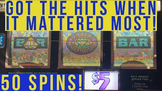 50 Max Bet Triple Diamond Deluxe At Foxwoods & The Last Spin Miracle For The Win!