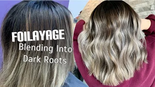 FOILAYAGE | Blending Into Dark Roots | Not Quite Ready For Summer Blonde, Blending Out Fall Roots