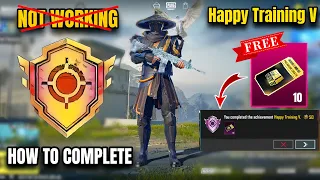 How To Complete ( Happy Training ) Achievement In PUBG Mobile | PUBG Mobile Bangladesh