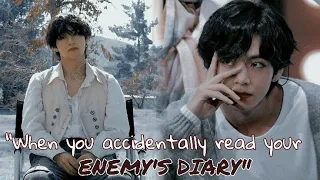 "When you accidentally read your enemy's diary" - Taehyung Oneshot FF (NEW YEAR SPECIAL)