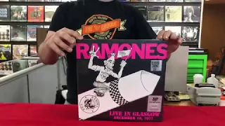 RAMONES - Live In Glasgow December 19, 1977 Unboxing Record Store Day 2018 Black Friday RSD