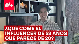 Influencer de 58 años parece veinteañero ¿cuál es su secreto? - N+