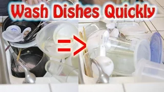 Wash Dishes Quickly: Pyramid Method