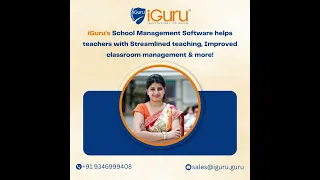 iGuru School Management Software: Streamlined teaching, Improved classroom management, and more!🏫💪